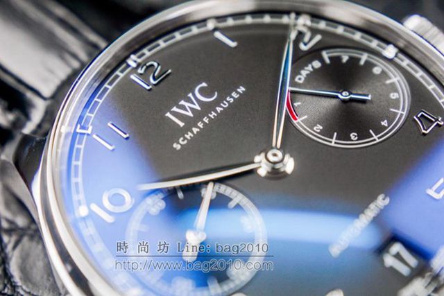 IWC手錶 萬國IWC葡萄牙系列 七日鏈 葡七 萬國自動機械表 萬國高端男士腕表  hds1555